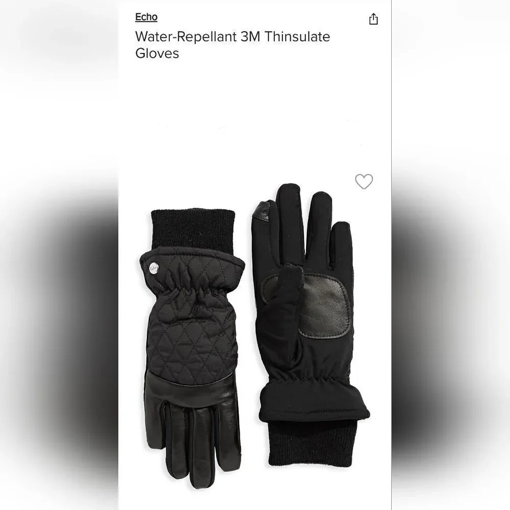 Echo Water-Repellant 3M Thinsulate Gloves
